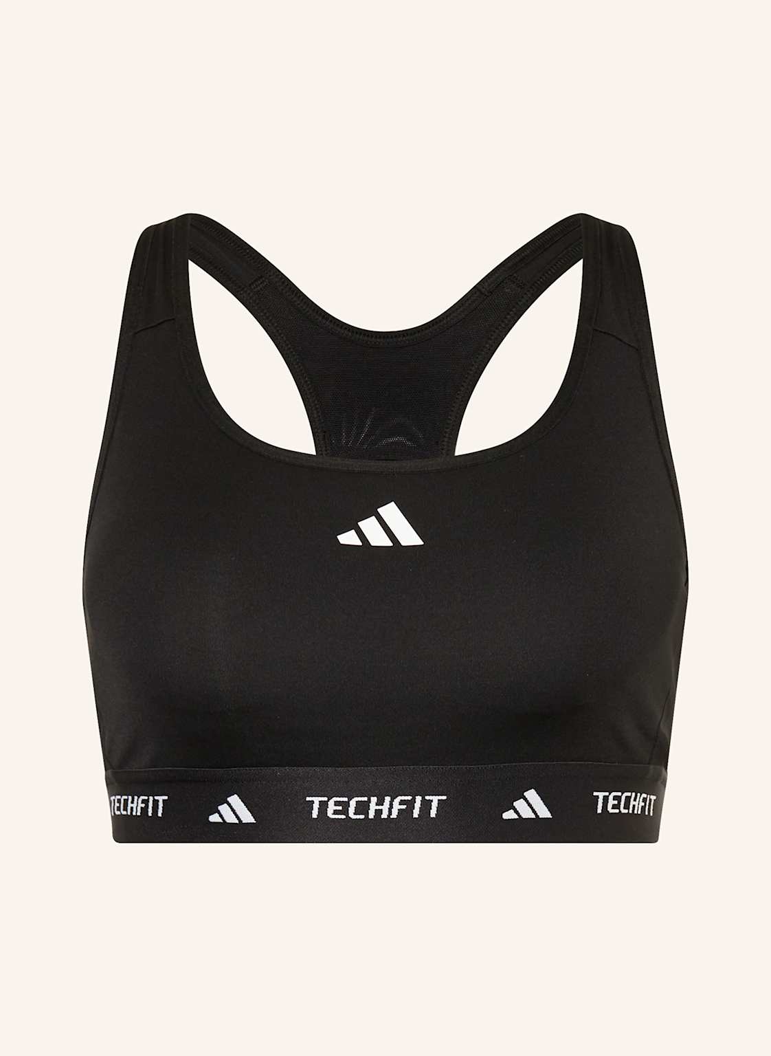 Adidas Biustonosz Sportowy Techfit schwarz