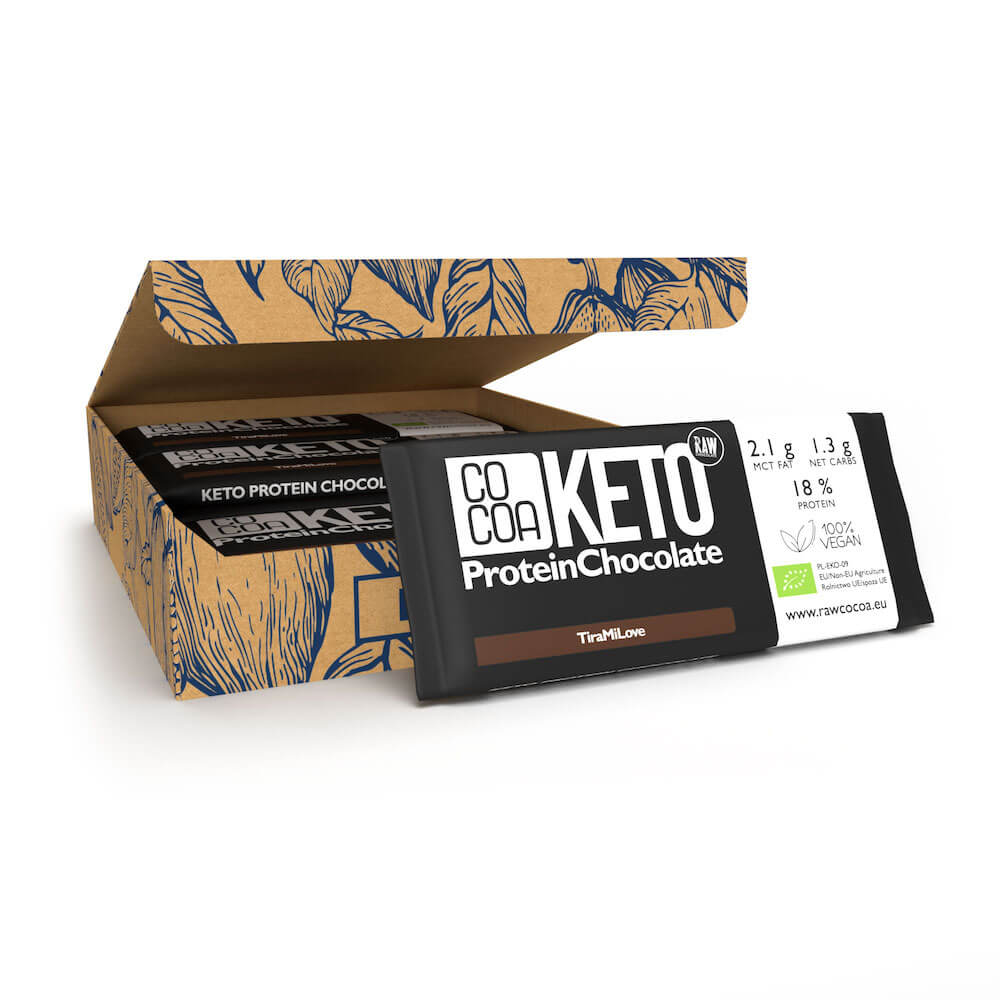 Keto czekolada proteinowa TiraMiLove x12