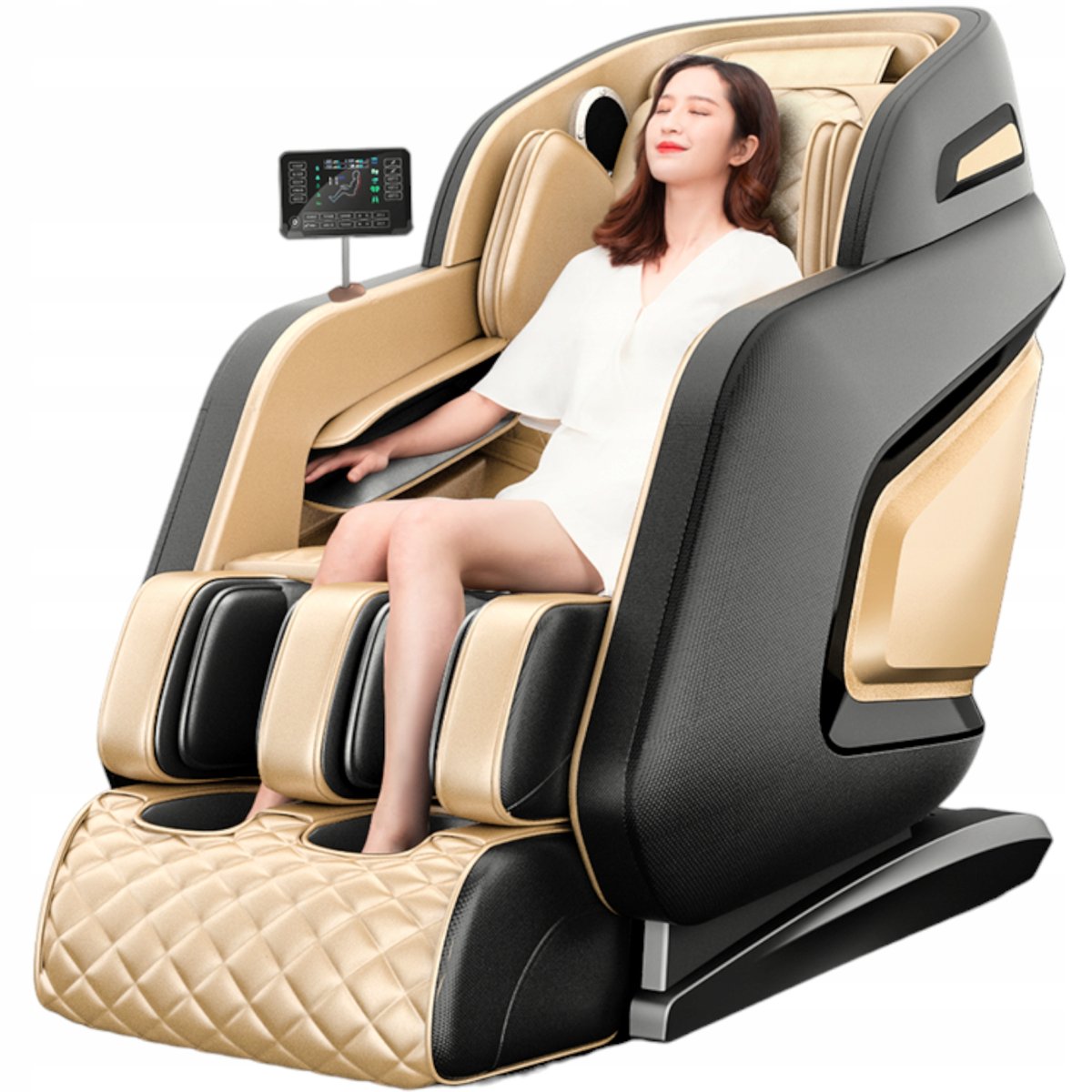 Fotel masujący Shiatsu rozkładany z grzaniem SL Shape Zero Gravity - Scan