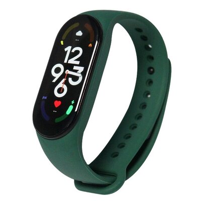 Pasek DEVIA Deluxe Sport do Xiaomi Mi Band 5/Mi Band 6/Mi Band 7 Zielony