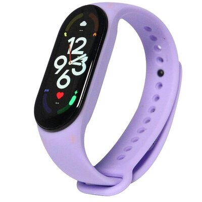 Pasek DEVIA Deluxe Sport do Xiaomi Mi Band 5/Mi Band 6/Mi Band 7 Lawendowy