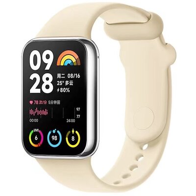 Pasek DEVIA Deluxe Sport do Xiaomi Mi Band 8 Pro/Redmi Watch 4 Beżowy