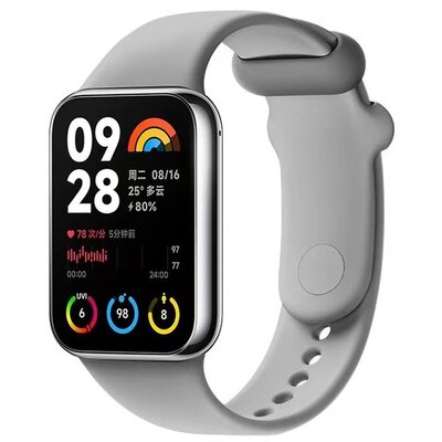 Pasek DEVIA Deluxe Sport do Xiaomi Mi Band 8 Pro/Redmi Watch 4 Szary