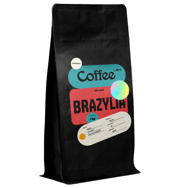 Kawa ziarnista Leń Coffee Brazylia Minasul 1kg