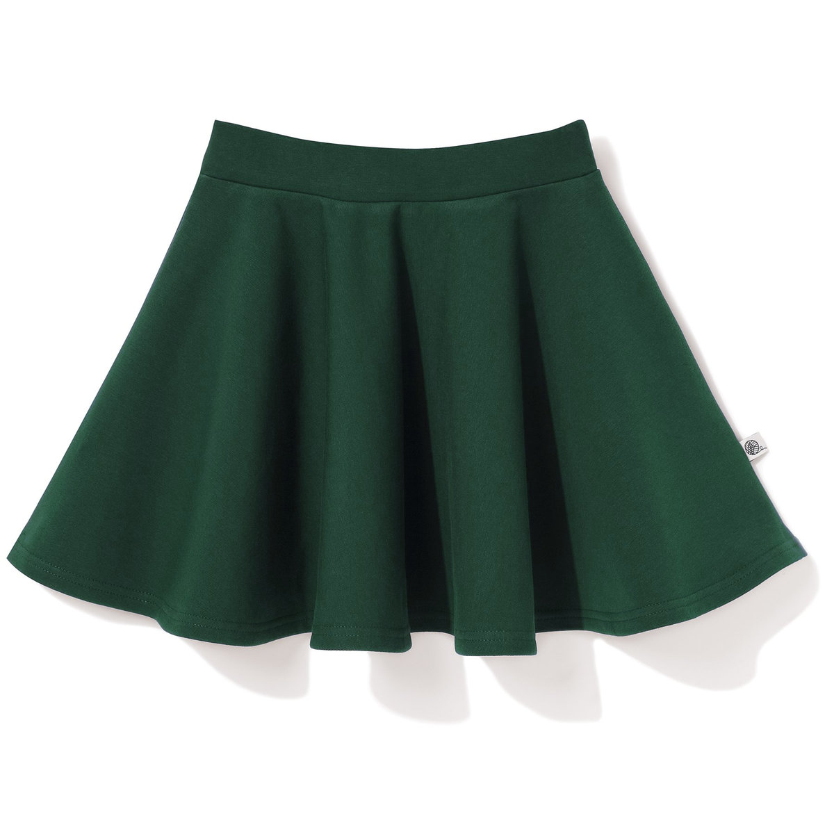 Spódnica z koła butelkowa zieleń 128