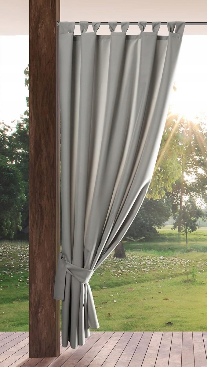 ZASŁONA ZEWNĘTRZNA NA SZELKACH ZASŁONA NA OGRODU NA TARAS PAWILON 55x200 cm