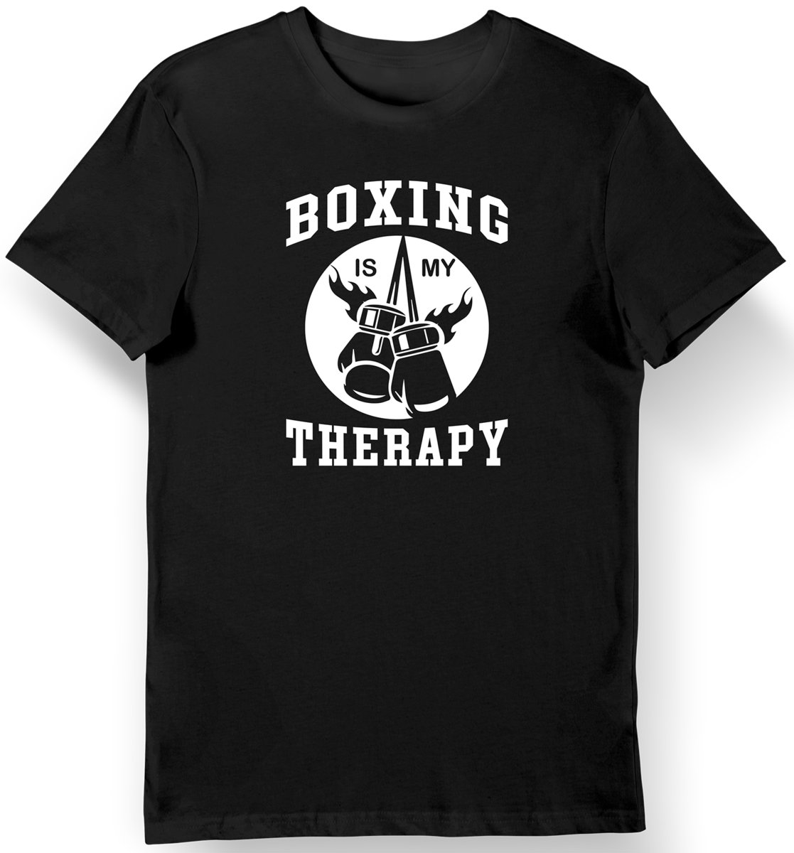 Koszulka męska dla boksera z napisem 
