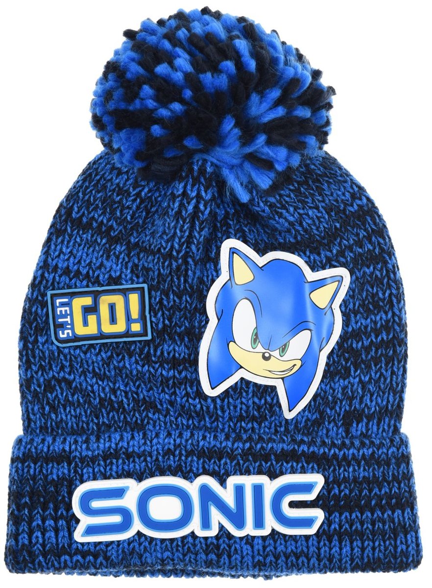 Zimowa czapka dla chłopca Sonic rozmiar 52 cm