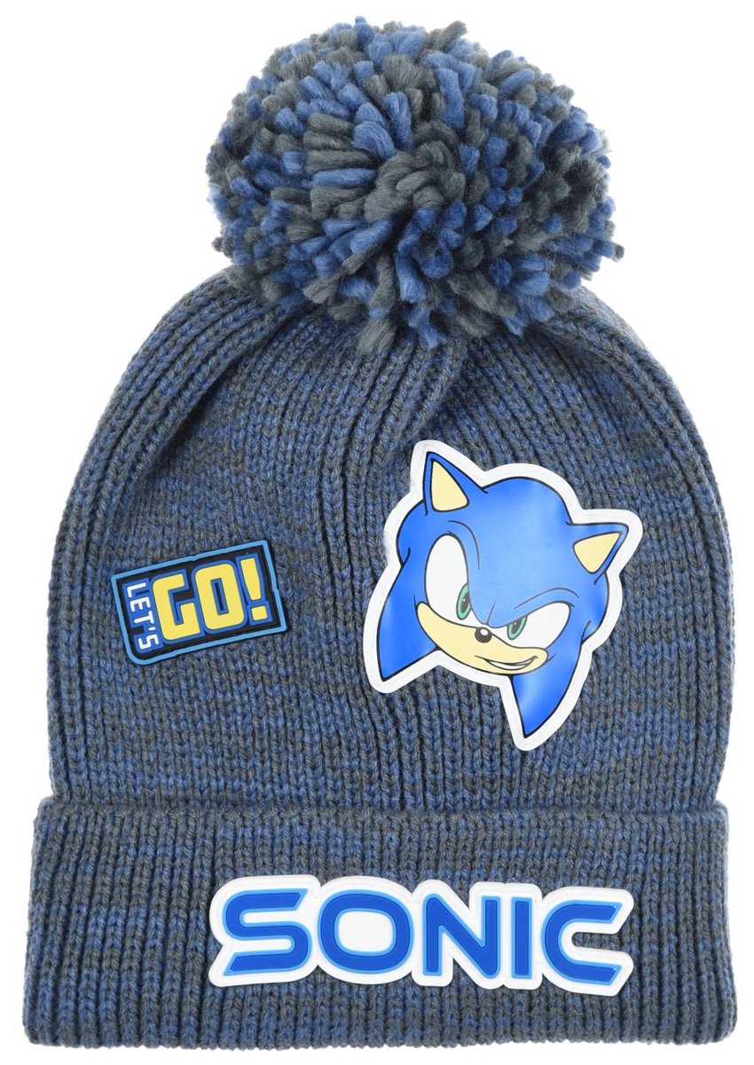 Czapka dla chłopca Sonic the Hedgehog rozmiar 54 cm