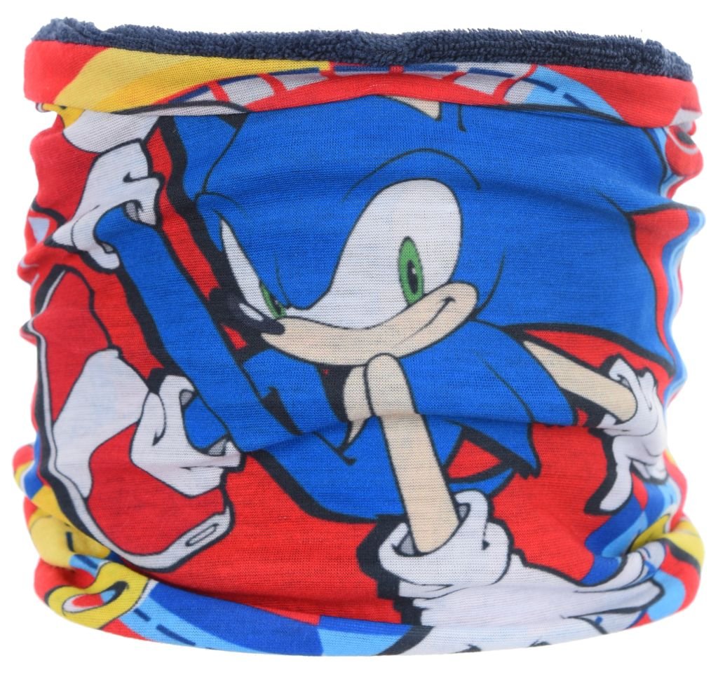 Ocieplany komin dla chłopca Sonic the Hedgehog rozmiar uniwersalny