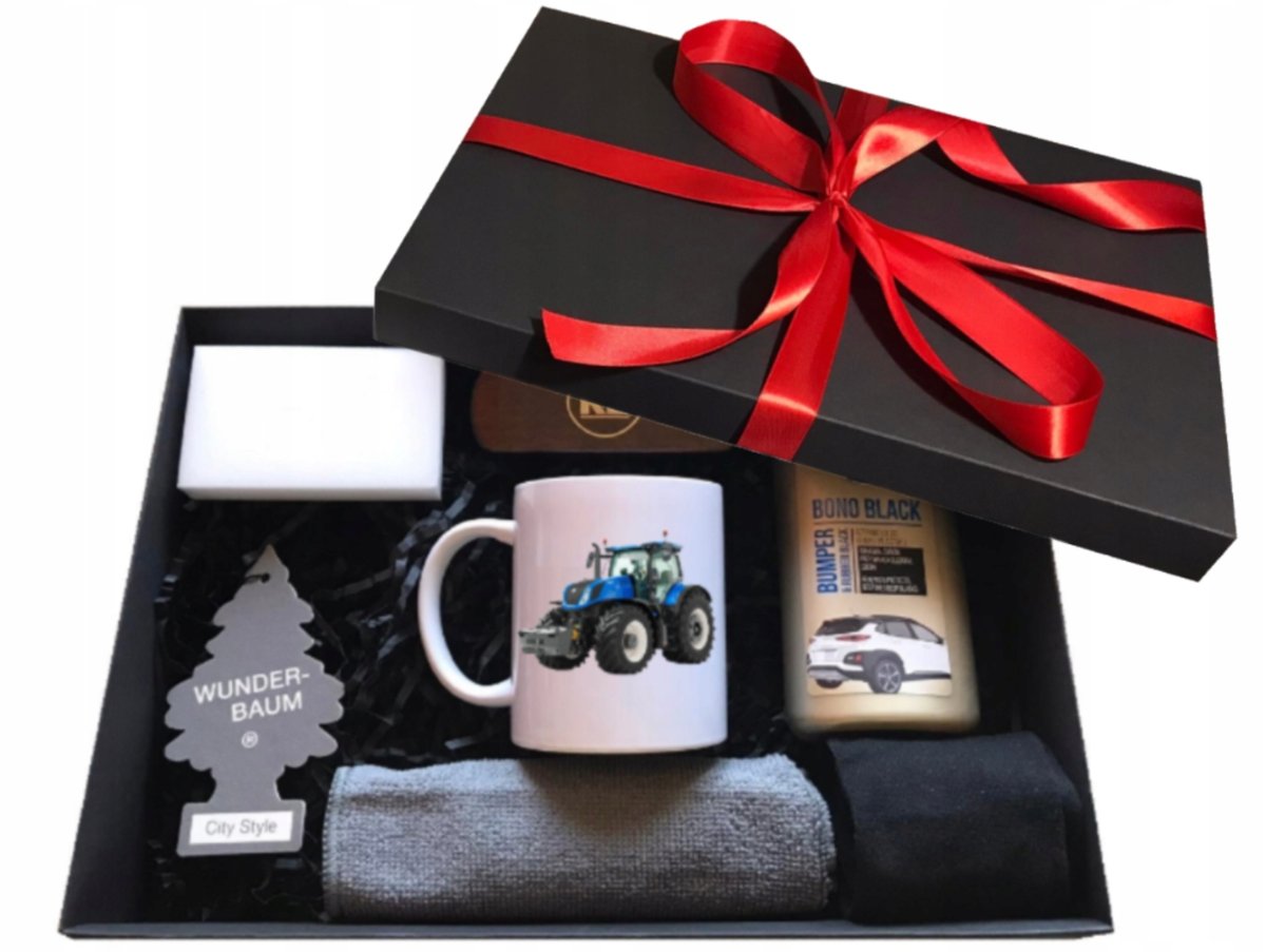 Zestaw prezent kubek dla rolnika kierowcy NEW HOLAND gadżety