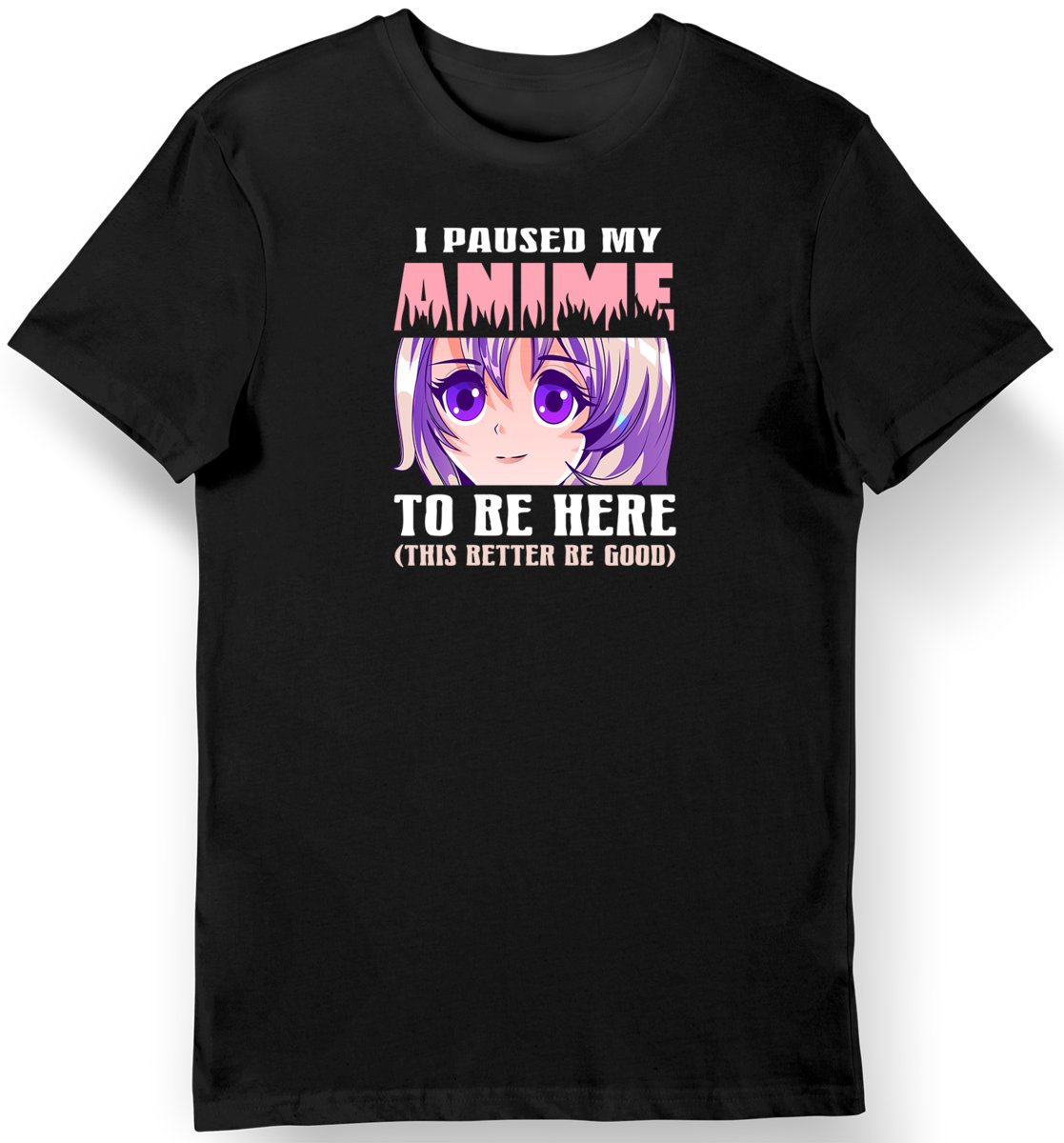 Koszulka męska anime z napisem 