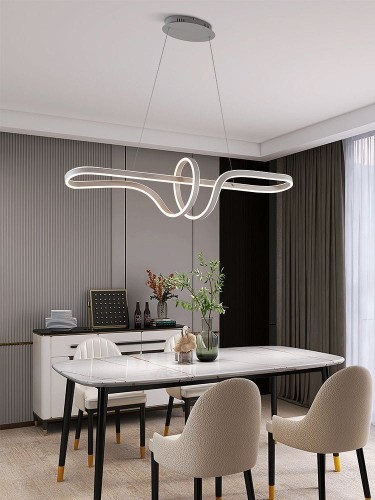 Trevance lampa wisząca 1xLED/72W szara 6205-0106