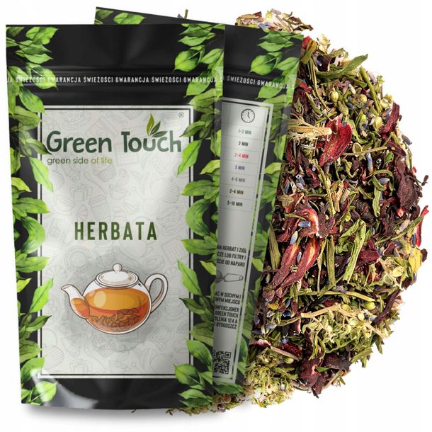 Herbata konopna hibiskus i lawenda kwiat konopi naturalna 30 g