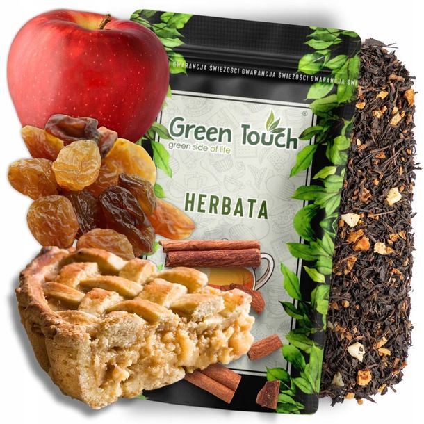 Herbata czarna Szarlotka rodzynki jabłko pieczone cynamon 50 g
