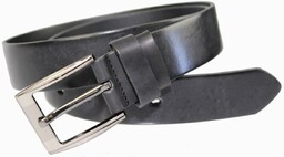 Pasek Skórzany ARUCCE (PL) Skóra Licowa EXTRA 40 mm CZARNY