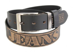 Pasek Skórzany Arucce (PL) Tłoczony Napis 