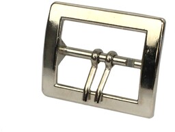 Klamra Do Pasa Wojskowego 45 mm Metalowa Solidna Srebrna
