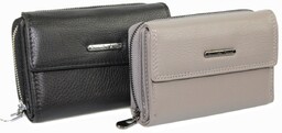 Portfel Damski Skórzany Jennifer Jones Skóra Licowa Średni Z Suwakiem Na Zewnątrz 5299 14 x 10 x 3 [cm]