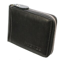 Portfel Skórzany Jennifer Jones Skóra Licowa Średni Poziomy Metalowy Suwak 5532 12 x 9 x 2 [cm]