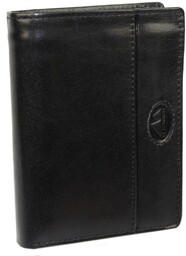 Portfel Męski Skórzany EL FORREST Skóra Bydlęca Duży Pionowy Bez Zapięcia Jedno Skrzydełko RFID 861 R 61 13,5 x 10 x 2,5 cm