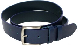 Pasek Skórzany POLSKA GALANTERIA (PL) GRANATOWY Skóra Licowa EXTRA 40 mm 040/05
