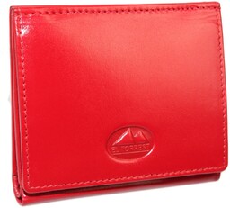 Portfel Uniwersalny KOMIN El Forrest Skóra Licowa CZERWONY RFID 917 47 10 x 8,5 x 2,5 [cm]