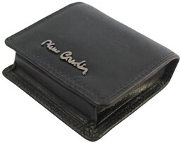 Portfel Uniwersalny Sakieweczka ,,Na Bilon,, KOMIN Pierre Cardin Skóra Licowa 2238 CZARNY 8 x 7 x 2,5 [cm]
