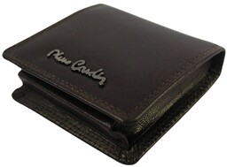Portfel Uniwersalny Sakieweczka ,,Na Bilon,, KOMIN Pierre Cardin Skóra Licowa 2238 CZEKOLADOWY 8 x 7 x 2,5 [cm]