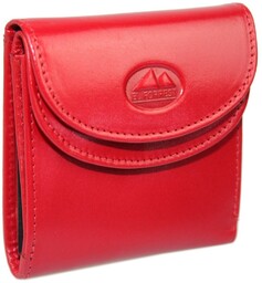 Portfelik Uniwersalny Mała Sakieweczka Skórzana MARS El Forrest (PL) Skóra Naturalna 997 47 RFID CZERWONY 9 x 9 x 2 [CM]