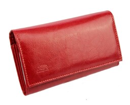 Portfel Damski ELKOR (PL) Długi Klamra Skóra Naturalna EL016 17 x 9,5 x 2,5 [cm]
