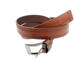 Pasek Skórzany Męski ROVICKY (PL) KASZTANOWY 40 mm Skóra Licowa Extra WZÓR 1
