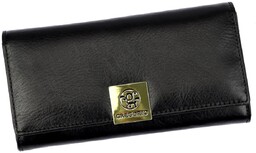 Portfel Damski Skórzany GREGORIO Skóra Licowa Duży Z Klamrą GS-100 18 x 9 x 3,5 [cm]