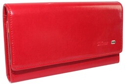 Portfel Damski WILMAR (PL) Długi Max Klamra Gładki Skóra Włoska WIL_P17K 17,5 x 10 x 3 [cm]