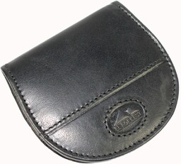 Podkówka Półokrągła El Forrest Skóra Naturalna 994 61 Średnia CZARNA 8.5 x 7,5 x 1,5 [cm]