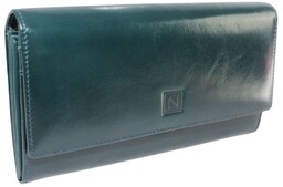 Portfel Damski NICOLE Skóra Naturalna Długi Na Klamrę 72401