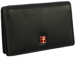 Elegancki Wizytownik Etui Na Karty/Wizytówki ALBATROSS Skóra Naturalna RFID SN 3782 CZARNY 11.5 x 7.5 x 2 [cm]