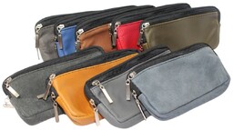 Etui Na Klucze Kluczówka Duża Trzy Zamki TOLA MAGRE (PL) NA JEDEN KOMPLET KLUCZY Skóra Naturalna 15 x 8.5 x 2 [cm]