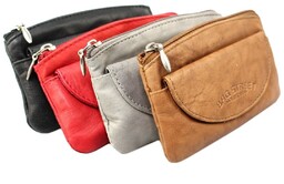 Etui Na Klucze Skórzane BAG STREET Skóra Naturalna Kluczówka Wzór III BS590