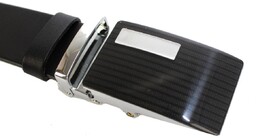 Klamra Bezniklowa Do Paska Męskiego Wizytowego Z Mechanizmem Samozaciskowym CZARNA AUTOMAT/SAMOZACISK Garnitur 35 mm KASZ35/44