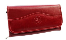 Praktyczny Portfel Damski Skórzany CRIS-POL(PL) Skóra Licowa 16,5 cm Suwak Wewnątrz Duża Kieszeń Na Bilon 16,5 x 9 x 3 [cm]