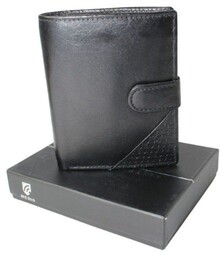 Portfel Męski Skórzany CA H Skóra Licowa Duży Pionowy Z Zapięciem Kominek Na Bilon 5642 12 x 9,5 x 2,5 [cm]