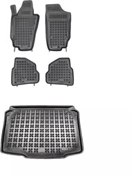 Zestaw dywaniki i mata gumowa do SEAT Ibiza 2008-2017 - 5 drzwiowy
