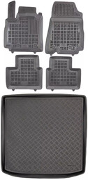 Zestaw dywaniki i mata plastikowa do Renault Arkana od 2019 - Hybryda (HEV)