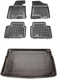 Zestaw dywaniki i mata plastikowa do Kia Ceed 2012-2018 - Hatchback, 5 osobowy