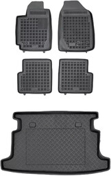 Zestaw dywaniki i mata plastikowa do Toyota Corolla 2001-2007 - Hatchback, 3 osobowy, 5 drzwiowy