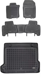 Zestaw dywaniki i mata gumowa do Toyota Land Cruiser od 2009 - po liftingu, 5 osobowy
