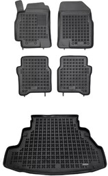 Zestaw dywaniki i mata gumowa do Nissan Primera 2002-2007 - Sedan