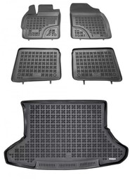 Zestaw dywaniki i mata gumowa do Toyota Prius III XW30 2009-2015