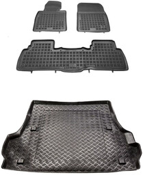 Zestaw dywaniki i mata plastikowa do Toyota Land Cruiser J200 2007-2021